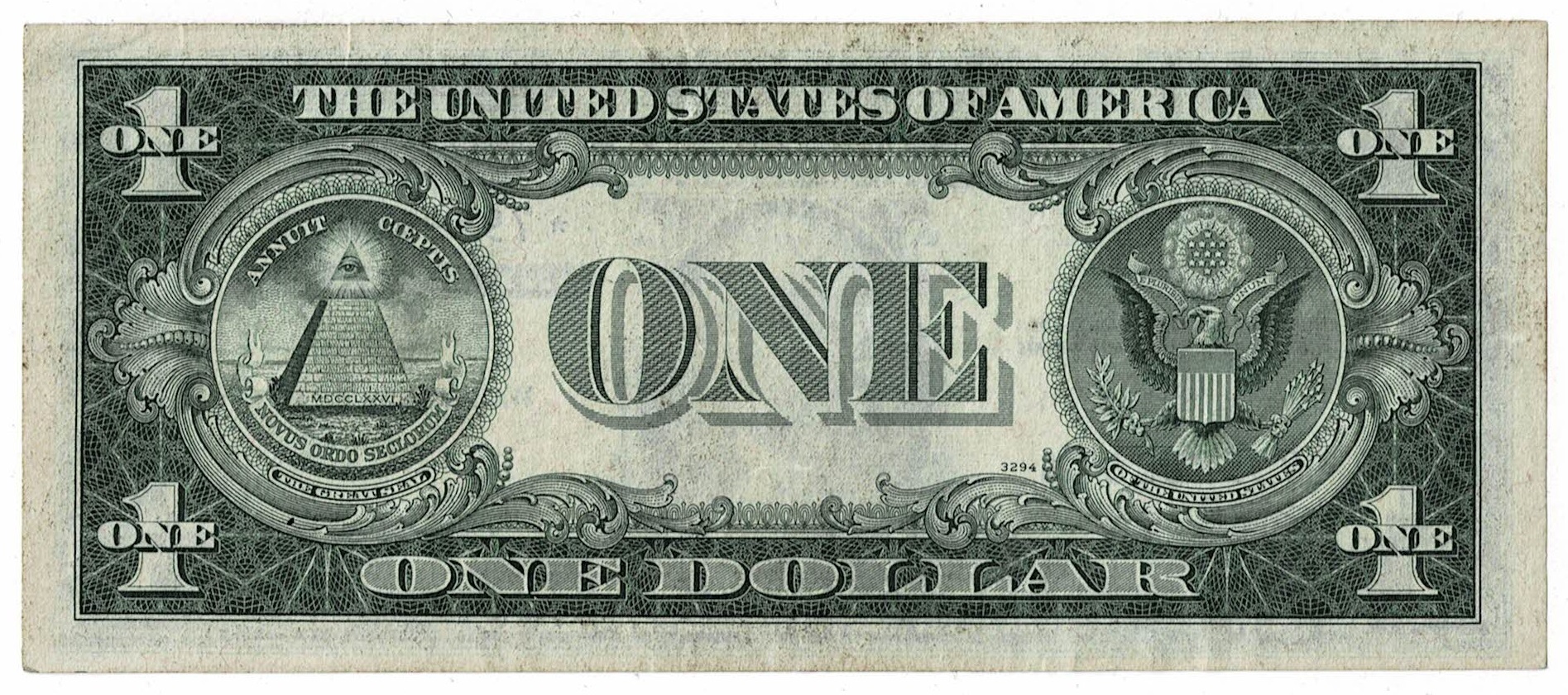 1935 A one dollar silver certificate