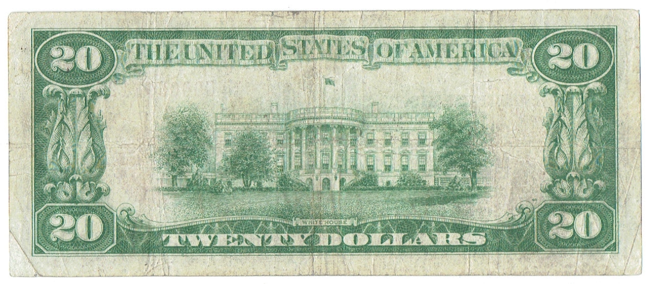 1929 Twenty Dollar Federal Reserve Note