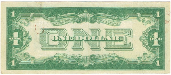 1934 one dollar silver certificate