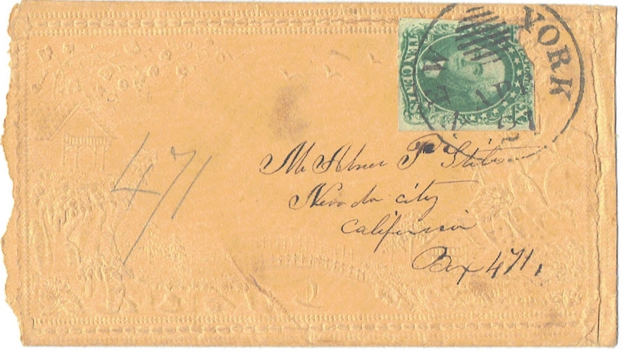 1851 US #16 Ten Cent Green Washington