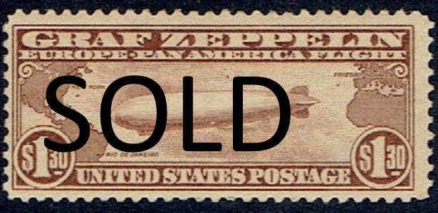 1930 C14 One Dollar Thirty Cent Brown Graf Zeppelin